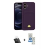 MARSİLYAN™- iPhone 11 Kılıf Vadi Çizgi Prime - Şeffaf Royal Nano Ekran Koruyucu + Kamera Lens Koruma Cam - SF