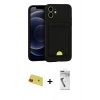 MARSİLYAN™- iPhone 11 Kılıf Vadi Çizgi Prime - Şeffaf Uv Polymer Nano Ekran Koruyucu + Rainbow Kamera Lens Koruma Cam - KI