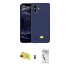 MARSİLYAN™- iPhone 11 Kılıf Vadi Çizgi Prime - Şeffaf Uv Polymer Nano Ekran Koruyucu + Rainbow Kamera Lens Koruma Cam - KI