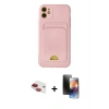 MARSİLYAN™- iPhone 11 Kılıf Vadi Çizgi Prime - Siyah 3D Antistatik Mat Seramik Nano Ekran Koruyucu + Pers Alüminyum Kamera Lens - KI