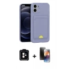 MARSİLYAN™- iPhone 11 Kılıf Vadi Çizgi Prime - Siyah 3D Antistatik Mat Seramik Nano Ekran Koruyucu + PVD Metal Kamera Lens - TU