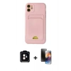 MARSİLYAN™- iPhone 11 Kılıf Vadi Çizgi Prime - Siyah 3D Antistatik Mat Seramik Nano Ekran Koruyucu + PVD Metal Kamera Lens - TU