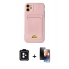 MARSİLYAN™- iPhone 11 Kılıf Vadi Çizgi Prime - Siyah 3D Antistatik Mat Seramik Nano Ekran Koruyucu + PVD Metal Kamera Lens - SH