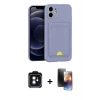MARSİLYAN™- iPhone 11 Kılıf Vadi Çizgi Prime - Siyah 3D Antistatik Mat Seramik Nano Ekran Koruyucu + PVD Metal Kamera Lens - SH