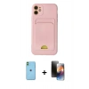 MARSİLYAN™- iPhone 11 Kılıf Vadi Çizgi Prime - Siyah 3D Antistatik Mat Seramik Nano Ekran Koruyucu + Neon Fosforlu Kamera Lens - YL