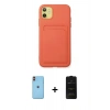 MARSİLYAN™- iPhone 11 Kılıf Vadi Çizgi Prime - Siyah 6D Antistatik Mat Seramik Hayalet Nano Ekran Koruyucu + Neon Fosforlu Kamera Lens - TU