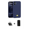 MARSİLYAN™- iPhone 11 Kılıf Vadi Çizgi Prime - Siyah 6D Antistatik Mat Seramik Hayalet Nano Ekran Koruyucu + Kamera Lens Koruma Cam - SF