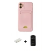 MARSİLYAN™- iPhone 11 Kılıf Vadi Çizgi Prime - Siyah 6D Antistatik Mat Seramik Hayalet Nano Ekran Koruyucu + Renkli Kamera Lens Koruma Cam - SI