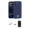 MARSİLYAN™- iPhone 11 Kılıf Vadi Çizgi Prime - Siyah 6D Antistatik Mat Seramik Hayalet Nano Ekran Koruyucu + Renkli Kamera Lens Koruma Cam - SI