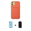 MARSİLYAN™- iPhone 11 Kılıf Vadi Çizgi Prime - Siyah 6D Antistatik Mat Seramik Hayalet Nano Ekran Koruyucu + Neon Fosforlu Kamera Lens - MI