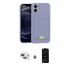 MARSİLYAN™- iPhone 11 Kılıf Vadi Çizgi Prime - Siyah 6D Antistatik Mat Seramik Hayalet Nano Ekran Koruyucu + Pers Alüminyum Kamera Lens - LT