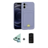 MARSİLYAN™- iPhone 11 Kılıf Vadi Çizgi Prime - Siyah 6D Antistatik Mat Seramik Hayalet Nano Ekran Koruyucu + Raze Metal Kamera Lens - MI