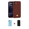 MARSİLYAN™- iPhone 11 Kılıf Vadi Çizgi Prime - Siyah 6D Antistatik Mat Seramik Hayalet Nano Ekran Koruyucu + Neon Fosforlu Kamera Lens - MI