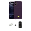 MARSİLYAN™- iPhone 11 Kılıf Vadi Çizgi Prime - Siyah 6D Antistatik Mat Seramik Hayalet Nano Ekran Koruyucu + Renkli Kamera Lens Koruma Cam - SI