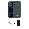 MARSİLYAN™- iPhone 11 Kılıf Vadi Çizgi Prime - Siyah 6D Antistatik Mat Seramik Hayalet Nano Ekran Koruyucu + Pers Alüminyum Kamera Lens - GD
