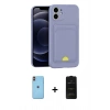 MARSİLYAN™- iPhone 11 Kılıf Vadi Çizgi Prime - Siyah 6D Antistatik Mat Seramik Hayalet Nano Ekran Koruyucu + Neon Fosforlu Kamera Lens - TU
