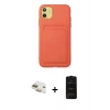 MARSİLYAN™- iPhone 11 Kılıf Vadi Çizgi Prime - Siyah 6D Antistatik Mat Seramik Hayalet Nano Ekran Koruyucu + Pers Alüminyum Kamera Lens - GD