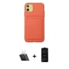 MARSİLYAN™- iPhone 11 Kılıf Vadi Çizgi Prime - Siyah 6D Antistatik Mat Seramik Hayalet Nano Ekran Koruyucu + Kamera Lens Koruma Cam - SF
