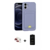 MARSİLYAN™- iPhone 11 Kılıf Vadi Çizgi Prime - Siyah 6D Antistatik Mat Seramik Hayalet Nano Ekran Koruyucu + Pers Alüminyum Kamera Lens - KI