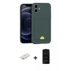 MARSİLYAN™- iPhone 11 Kılıf Vadi Çizgi Prime - Siyah 6D Antistatik Mat Seramik Hayalet Nano Ekran Koruyucu + Renkli Kamera Lens Koruma Cam - SI