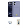 MARSİLYAN™- iPhone 11 Kılıf Vadi Çizgi Prime - Siyah 6D Mat Seramik Hayalet Nano Ekran Koruyucu + Pers Alüminyum Kamera Lens - GI
