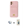 MARSİLYAN™- iPhone 11 Kılıf Vadi Çizgi Prime - Siyah 6D Mat Seramik Hayalet Nano Ekran Koruyucu + Pers Alüminyum Kamera Lens - GI