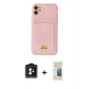 MARSİLYAN™- iPhone 11 Kılıf Vadi Çizgi Prime - Siyah 6D Mat Seramik Hayalet Nano Ekran Koruyucu + PVD Metal Kamera Lens - MI