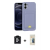 MARSİLYAN™- iPhone 11 Kılıf Vadi Çizgi Prime - Siyah 6D Mat Seramik Hayalet Nano Ekran Koruyucu + PVD Metal Kamera Lens - SH