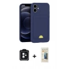 MARSİLYAN™- iPhone 11 Kılıf Vadi Çizgi Prime - Siyah 6D Mat Seramik Hayalet Nano Ekran Koruyucu + PVD Metal Kamera Lens - SH