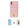 MARSİLYAN™- iPhone 11 Kılıf Vadi Çizgi Prime - Siyah 6D Mat Seramik Hayalet Nano Ekran Koruyucu + Neon Fosforlu Kamera Lens - TU