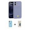 MARSİLYAN™- iPhone 11 Kılıf Vadi Çizgi Prime - Siyah 6D Mat Seramik Hayalet Nano Ekran Koruyucu + Neon Fosforlu Kamera Lens - TU