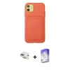 MARSİLYAN™- iPhone 11 Kılıf Vadi Çizgi Prime - Siyah Bilvis 5in1 3D Magic Cam Ekran Koruyucu + Gold Pers Alüminyum Kamera Lens