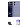 MARSİLYAN™- iPhone 11 Kılıf Vadi Çizgi Prime - Siyah Bilvis 5in1 3D Magic Cam Ekran Koruyucu + Kamera Lens Koruma Cam - SF