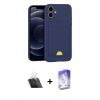 MARSİLYAN™- iPhone 11 Kılıf Vadi Çizgi Prime - Siyah Bilvis 5in1 3D Magic Cam Ekran Koruyucu + Kamera Lens Koruma Cam - SF