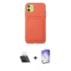 MARSİLYAN™- iPhone 11 Kılıf Vadi Çizgi Prime - Siyah Bilvis 5in1 3D Magic Cam Ekran Koruyucu + Kamera Lens Koruma Cam - SF
