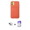 MARSİLYAN™- iPhone 11 Kılıf Vadi Çizgi Prime - Siyah Bilvis 5in1 3D Magic Cam Ekran Koruyucu + Pers Alüminyum Kamera Lens - LT