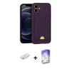 MARSİLYAN™- iPhone 11 Kılıf Vadi Çizgi Prime - Siyah Bilvis 5in1 3D Magic Cam Ekran Koruyucu + Renkli Kamera Lens Koruma Cam - SI