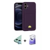 MARSİLYAN™- iPhone 11 Kılıf Vadi Çizgi Prime - Siyah Bilvis 5in1 5D Magic Hayalet Cam Ekran Koruyucu + Raze Metal Kamera Lens - MI