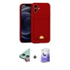 MARSİLYAN™- iPhone 11 Kılıf Vadi Çizgi Prime - Siyah Bilvis 5in1 5D Magic Hayalet Cam Ekran Koruyucu + Raze Metal Kamera Lens - KI