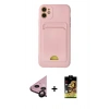 MARSİLYAN™- iPhone 11 Kılıf Vadi Çizgi Prime - Siyah Buffer Cam Ekran Koruyucu + Siyah Raze Metal Kamera Lens