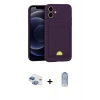 MARSİLYAN™- iPhone 11 Kılıf Vadi Çizgi Prime - Siyah Joko Magic 5D Cam + Pers Alüminyum Kamera Lens - GI