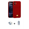 MARSİLYAN™- iPhone 11 Kılıf Vadi Çizgi Prime - Siyah Joko Magic 5D Cam + Pers Alüminyum Kamera Lens - GI