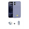 MARSİLYAN™- iPhone 11 Kılıf Vadi Çizgi Prime - Siyah Joko Magic 5D Cam + Pers Alüminyum Kamera Lens - GI