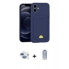 MARSİLYAN™- iPhone 11 Kılıf Vadi Çizgi Prime - Siyah Joko Magic 5D Cam + Pers Alüminyum Kamera Lens - GI