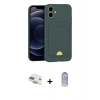 MARSİLYAN™- iPhone 11 Kılıf Vadi Çizgi Prime - Siyah Joko Magic 5D Cam + Pers Alüminyum Kamera Lens - GD