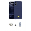MARSİLYAN™- iPhone 11 Kılıf Vadi Çizgi Prime - Siyah Joko Magic 5D Cam + Pers Alüminyum Kamera Lens - GD