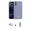 MARSİLYAN™- iPhone 11 Kılıf Vadi Çizgi Prime - Siyah Joko Magic 5D Cam + Pers Alüminyum Kamera Lens - GD