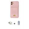 MARSİLYAN™- iPhone 11 Kılıf Vadi Çizgi Prime - Siyah Joko Magic 5D Cam + Pers Alüminyum Kamera Lens - GD