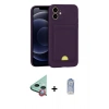 MARSİLYAN™- iPhone 11 Kılıf Vadi Çizgi Prime - Siyah Joko Magic 5D Cam + Raze Metal Kamera Lens - KI