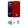 MARSİLYAN™- iPhone 11 Kılıf Vadi Çizgi Prime - Siyah Joko Magic 5D Cam + Raze Metal Kamera Lens - KI